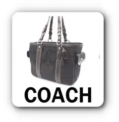 ✨COACH　コーチ　シグネチャー　トート　タッセルチャーム　ターンロック