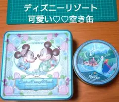 東京ディズニーリゾート ミッキー ミニー＆アナ雪 空き缶２個セット