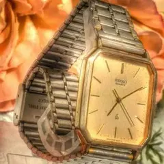Working SEIKO Chariot Men's Square Vintage Watch