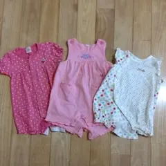 ベビー服女児用ロンパース