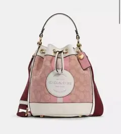 COACH デンプシーバケットバッグ 19ハンドショルダー2WAY 巾着