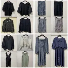 大きいサイズレディース 4L 14点まとめ売り 【USED】コーディネート例あり