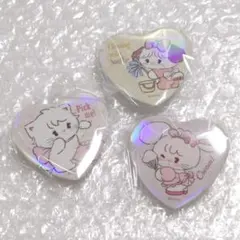 mikko Lil ala mode ハート缶バッジ　キャミー スフレ ムース