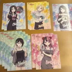 バンドリ　クリアファイル　11枚セット　ファミマ