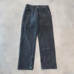 ラングラー 976 W34 ブラックデニム 黒 古着 ボトム 19079