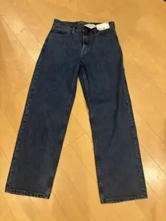 【新品 未使用 タグ付き】UNIQLO ストレートジーンズ 30 76cmブルー