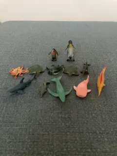 海洋生物フィギュアセット 12体 多色