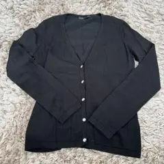 JAYRO ブラック Vネックカーディガン