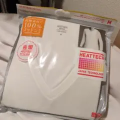 新品未使用　HEATTECH EXTRA WARM Vネック長袖Tシャツ M