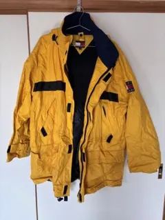TOMMY HILFIGER イエロー ナイロンジャケット XL