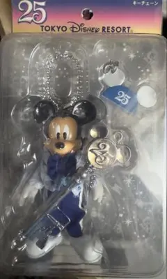 東京ディズニーリゾート 25周年 ミッキーキーチェーン