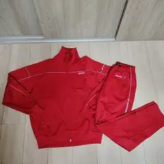 スーパースター　ジャージ上下セット　赤