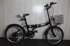 未使用16インチ】折りたたみ自転車 6段変速 フル装備（簡易工具・鍵
