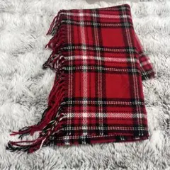 ⭐︎赤と黒のチェック柄マフラー⭐︎