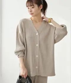 Plage jazz linen rib カーディガン - メルカリ