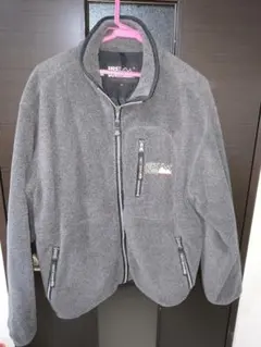 FIRST DOWN フリースジャケット Sサイズ グレー
