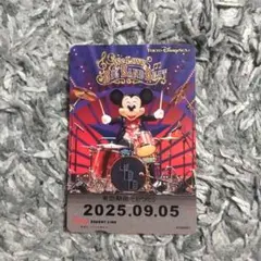 ディズニー リゾートライン　 フリーきっぷ　ビッグバンドビート　9月５日印字