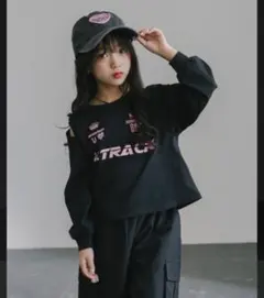 「U.TRACK」カットデザインフロントロゴトップス