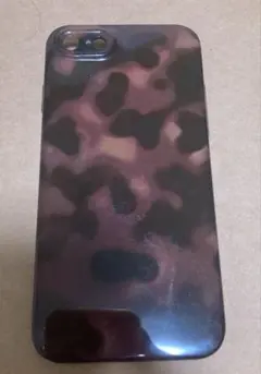 SHEIN iPhonese2 ケース べっ甲　ヒョウ柄　ブラウン　ハードケース