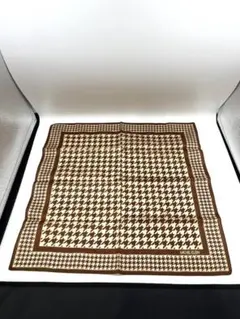 MICHEL KLEIN ミッシェルクラン スカーフ ハンカチ ブラウン系