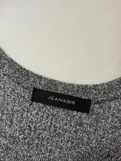 JEANASIS グレー ノースリーブ ロングワンピース
