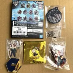 【宇髄天元】鬼滅の刃 一番くじ　アクリルチャーム　ラバーキーホルダー　アクスタ