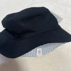 新品　帽子　フィラ　　ブラック　チェック　キッズ