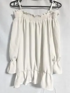 INGNI オフショル トップス ホワイト