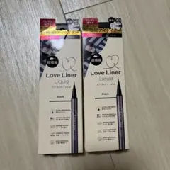 Love Liner Liquid アイライナー ブラック　超極細　2本セット
