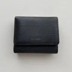ポールスミス Paul Smith 2つ折り がま口 財布 レディース ブラック