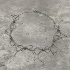 y2k フェアリーグランジ バレエコア ハートのデザインネックレス 