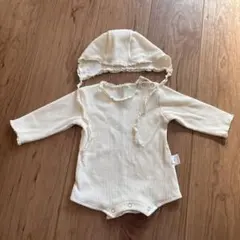 66ベビー ロンパース 帽子セット 韓国子供服風