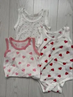 ベビータンクトップ肌着 80［3点セット］