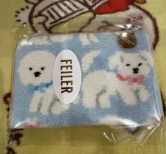 ラブラリーバイフェイラー　 L字ポーチ モフモフワンチャン　WEB限定