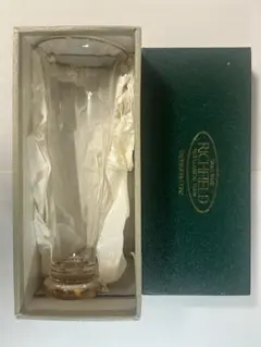 MOSER モーゼル ボヘミアン クリスタル 鹿 花瓶 手彫り フラワーベース