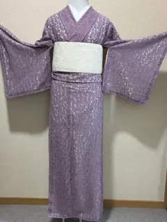 有松鳴絞り浴衣 紫 夏 ⭐️着物風にも 居敷当つき - メルカリ