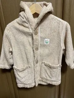オーガニックコットン ベージュ トレーナー 50-90cm