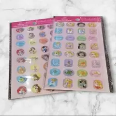 Disney　ディズニー　プリンセス　ストーンシール　2枚セット　かわいい