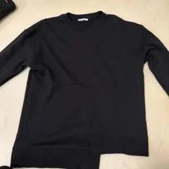 ZARA 長袖 クルーネック スウェット ブラック