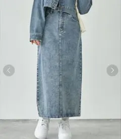 ANAP バックスリットロングスカート