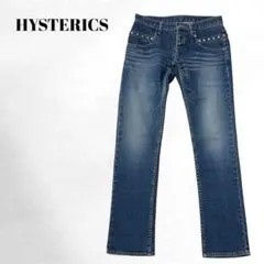 【HYSTERICS】スタッズ付きデニムパンツ/Y2Kファッション/オシャレ/Sのサムネイル