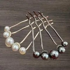 ヘアアクセサリー 結婚式 パール 髪飾り セット 卒業式 入園式 ママ 和装 春
