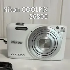 【動作確認済】ニコン Nikon COOLPIX S6800 ホワイト