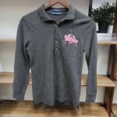 美品✨ ラルフローレン THE SKINNY POLO 長袖 ニット グレー