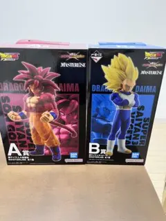 一番くじ ドラゴンボール 超サイヤ人4孫悟空 超サイヤ人3ベジータ フィギュア