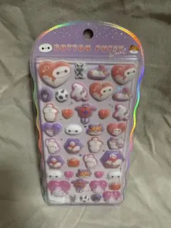 コットンパフィーシール　ベイマックス　正規品　ディズニー　コットンパフィ