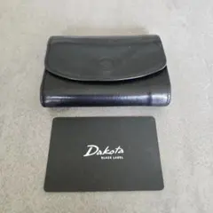 Dakota ブラックレーベル 三つ折り財布 ミニウォレット 専用箱付き