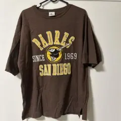 MLB San Diego Padres Tシャツ ブラウン M