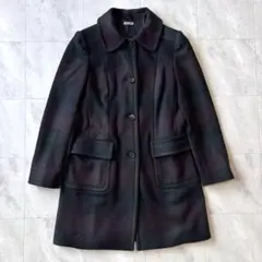 【美品】ミュウミュウ　ウール コート　女優襟　アンゴラ混　アーカイブ　ブラック 2025年最新】MIU MIU レディース ロングコートの人気アイテム