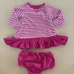 ラルフローレン　フリル付きピンクワンピースセット